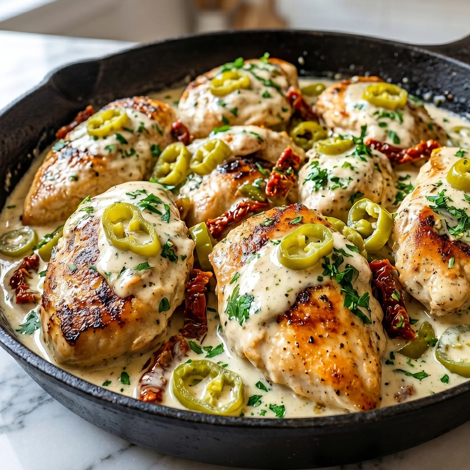 Creamy Pepperoncini Chicken