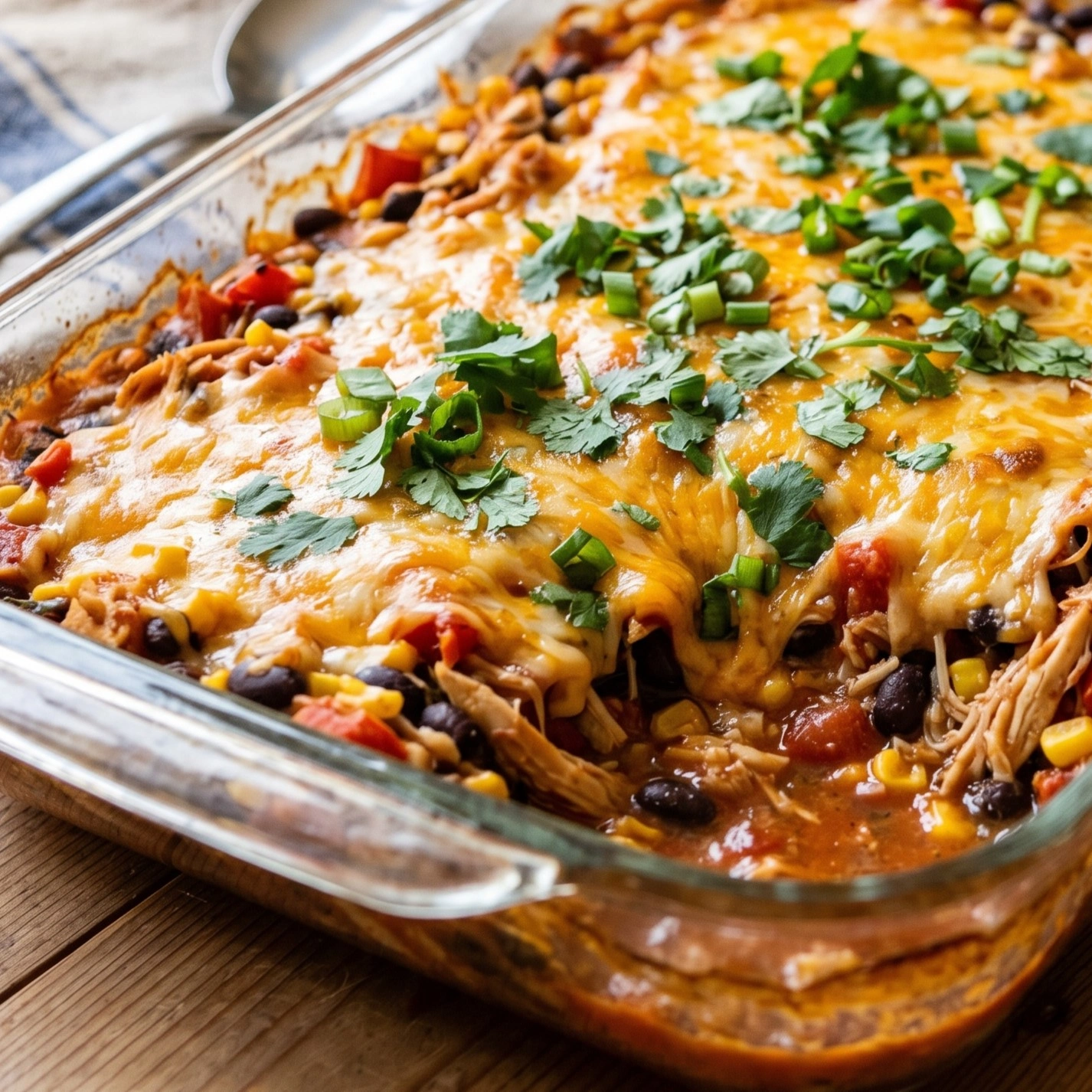 Chicken Burrito Casserole