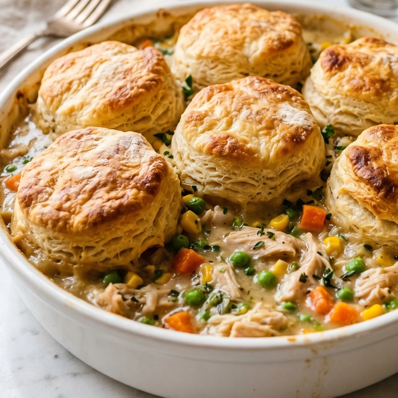 Chicken Pot Pie Casserole 2 Chicken Pot Pie Casserole