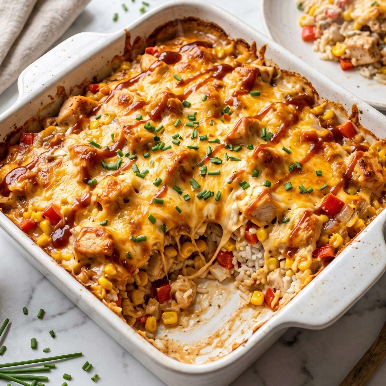 BBQ Ranch Chicken Casserole_3