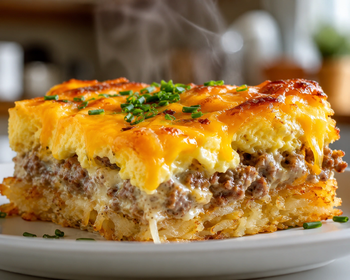 Beef Sausage Egg Cream Cheese Casserole Bliss