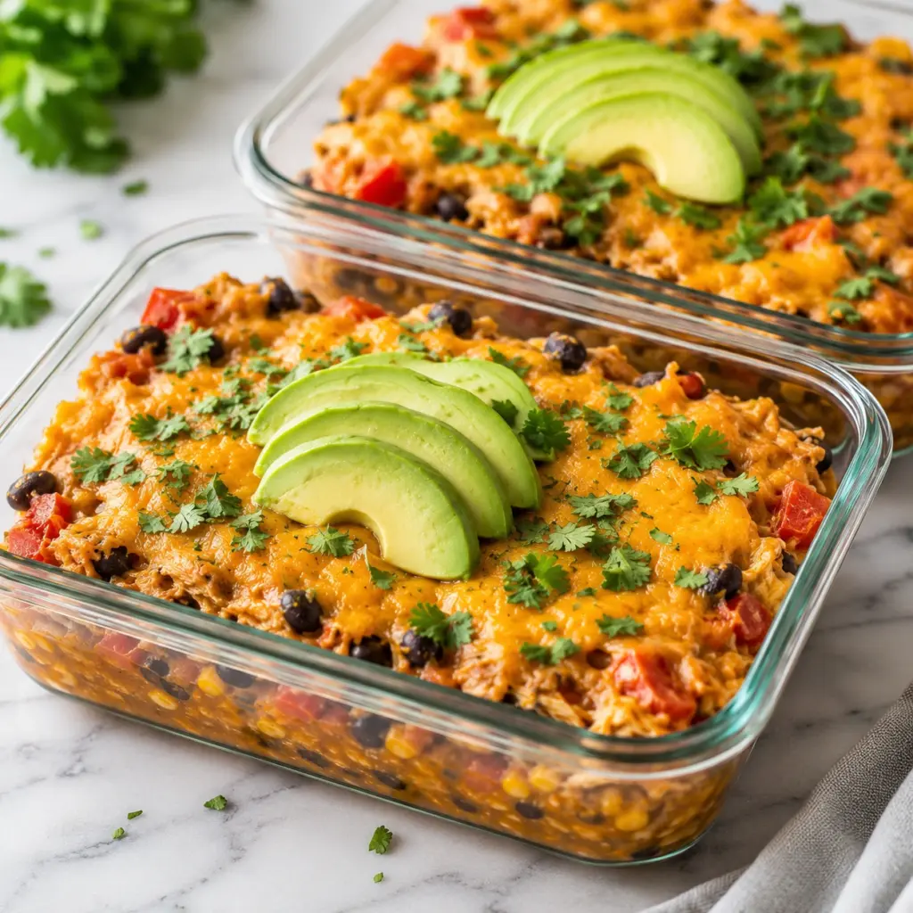 Chicken Cottage Cheese Enchilada Bowls