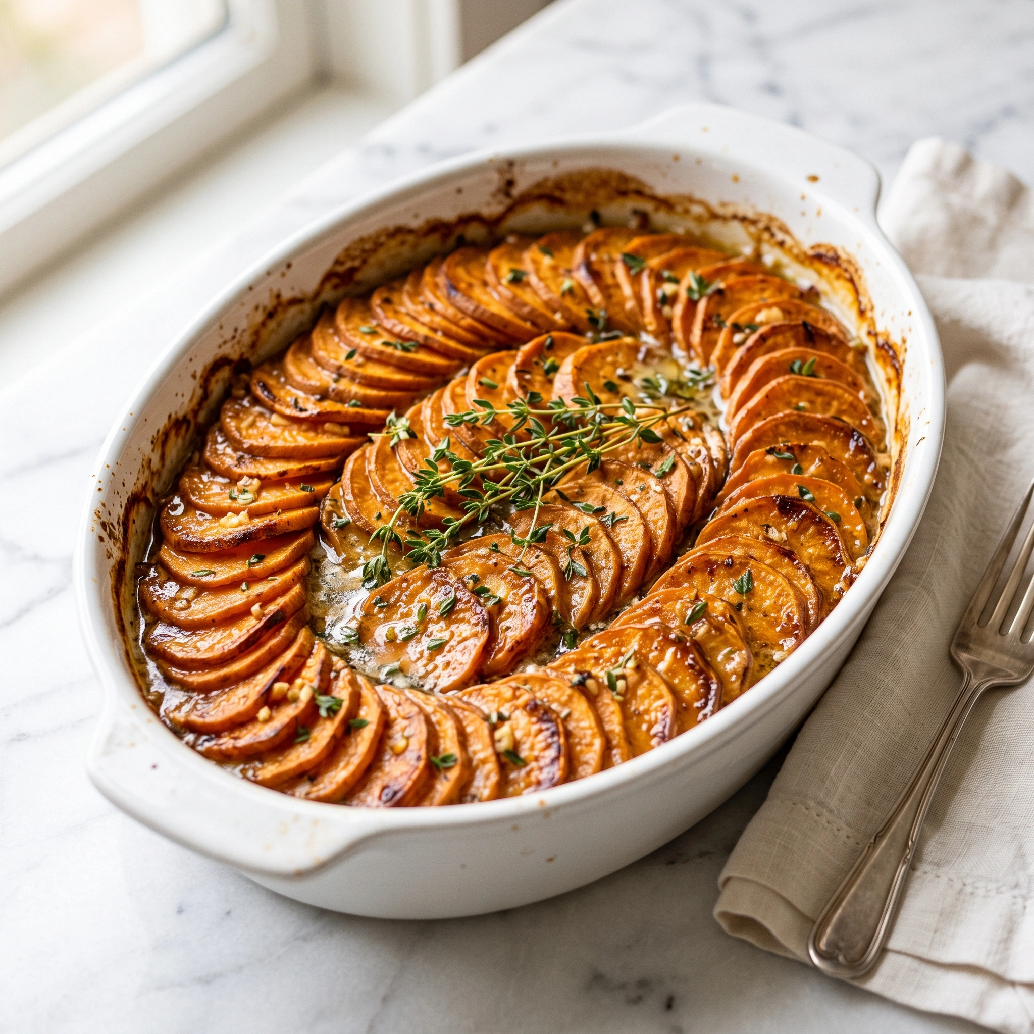 Garlic-butter-sweet-potatoes-bake-2-4